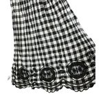 Talbots Gingham Eyelet Embroidery Oblong Scarf Photo 1