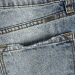 KanCan Distressed Rainbow Thread Denim Shorts High Waisted Ripped Blue Jean‎ S Photo 7