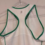 Prince Piped‎ Racerback V Neck Tennis Tank Top White Green Size XS Photo 4