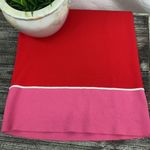 Free People Red & Pink Knit Sunday Flair Wide Leg High Waist Knit Pants L Photo 5