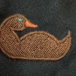 Dooney & Bourke North/South Triple Zip Crossbody Purse Nylon Black Pink Duck Photo 2