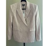 Generation Love Arielle Crepe Blazer in Latte Size XL Photo 1