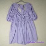 Eloquii New!  Tie Back Mini Dress Lavender Pastel‎ Lilac  18/20 Photo 10