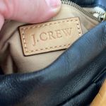 J.Crew Black Convertible Leather Crossbody/Hobo Handbag 11"x12"x2.5" Photo 4