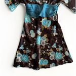 Jodi Kristopher  Womens Y2K Babydoll Forest Fairy‎ Dress 7/8 Blue Brown Formal Photo 6