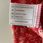 Laura Ashley Vintage 90s Red floral cottagecore dress Size 4 Pockets Prairie Photo 10