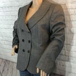 Antonio Melani Double Breasted Career Gray Blazer 12 Photo 4