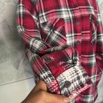 Soho Threads Pink Plaid White Sherpa size M Photo 1