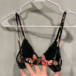 DIXXON NWT tropical gili tanning suit bikini top swim surf beach pool triangle Black Size M Photo 3