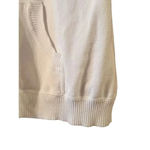 Eddie Bauer  XL White short sleeve full zip hoodie CLASSIC preppy 100% Cotton Photo 3