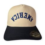 America Upside Down Hat Blue Photo 0