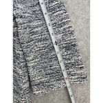 Ann Taylor LOFT Women's Sweater Tweed Marled blue Size Small High Neck Metallic Photo 2