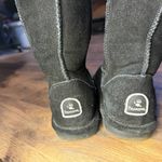 BEARPAW  Emma Tall Classic Black Boots Suede Fur Lined Size 8 Photo 3