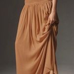 Anthropologie Smocked Sheer Flowy Maxi Skirt, Size XS Photo 2