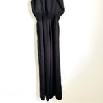 Babaton Aritzia Black Scala Wide leg Jumpsuit Flowy Black sz Medium Photo 12