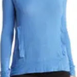 Go Couture  Sky Blue Turtleneck Sweater Photo 0