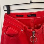 Bershka  Super Skinny 90’s Y2K red denim jeans Sz 6 Photo 1