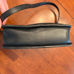 Brighton  Emma Embossed‎ Croc Pebbled Leather Shoulder Bag Adjustable Strap Black Photo 9