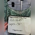 SheIn  2XL Plus Size Ruched Green & White Floral Dress Photo 5