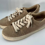 White‎ Raven Women's Tan Suede Sneakers Casual Low Top Lace Up Size 7 Brown Photo 0