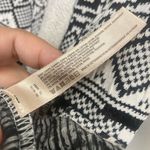 Anthropologie Lilka Pullover Black White Sweater Geometric Aztec Pattern sz S Photo 6