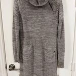 prAna  Gray Cowl Neck Sweater Dress Photo 0
