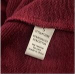 Active USA  Women's Pullover Hoodie Sweatshirt small Long Sleeve Lace Up maroon* Photo 6