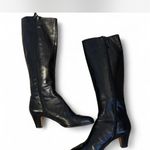 Salvatore Ferragamo  Black Leather Heeled Boots Photo 1