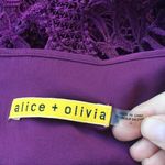 Alice + Olivia Clover Lace Open Back Dress 10 Photo 3