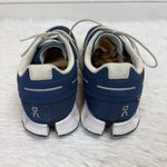 On Cloud 5 Running Lace Up Sneakers Denim/White Women's Size 8.5 Blue Photo 5
