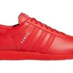 Adidas Mono Samoa "Red" Leather Athletic Shoes Men's Size 7 Womens Size 9 Photo 0