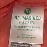 J.Crew  Flutter-Sleeve Organic Cotton Cover-Up Maxi Coral Dress M Photo 7