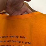 BP NEW NWT Great Day Graphic Tee Orange Long Sleeve Gay Queer LGBT JUNIORS Small Photo 5