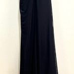 La Femme 29489 Strapless Ruching Across Front Net Jersey Gown Photo 7