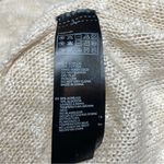 Forever 21 Keyhole Open Back Long Sleeve Sheer Knit Sweater in Cream Tan Small Photo 5