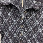 Free People Caught A Feeling Cardi Blouse Top, Blue | Size Small Photo 5