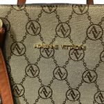 Adrienne Vittadini  Signature Collection Neutral Jacquard Hobo Handbag Purse Photo 4