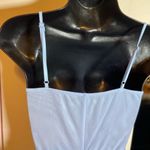 SheIn Baby Blue Ruched Mesh Bodycon Dress Small Photo 5