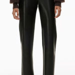 Wilfred Aritzia  Melina Faux Leather Pants‎ Black Size 4 Photo 0