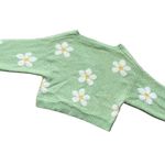Daisy Green  flower button up cardigan sweater 🔥 Photo 2