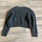 LA Hearts  chunky knit gray sweater Photo 3