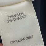 Ecru  Black Nylon Step Hem Pants Photo 4