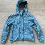 The North Face  HYVENT Blue Hoodie ‎ Jacket Full Zip Women's Size SMALL Photo 0