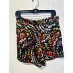 ATM Anthony Thomas Melillo Floral Satin Printed Black Combo Shorts size 6 Photo 3