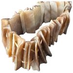 Natural Tan Shell Stretchy Beach Coastal Style Fashion Jewelry Bracelet Photo 4