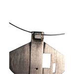 Vtg Cris G Modernist 925 Silver Earring Choker Necklace Contemporary Jewelry Set Photo 4