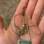 Kendra Scott Gold Necklace with Turquoise stone Photo 1