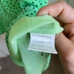 Elli White green polka dot asymmetrical midi dress size s Photo 1