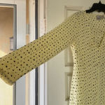 ASOS pale yellow polka dot dress size 2 runs big Size M Photo 2