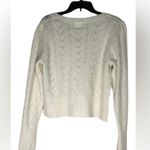 Hippie Rose  Pointelle Jewel Button Cardigan Photo 2